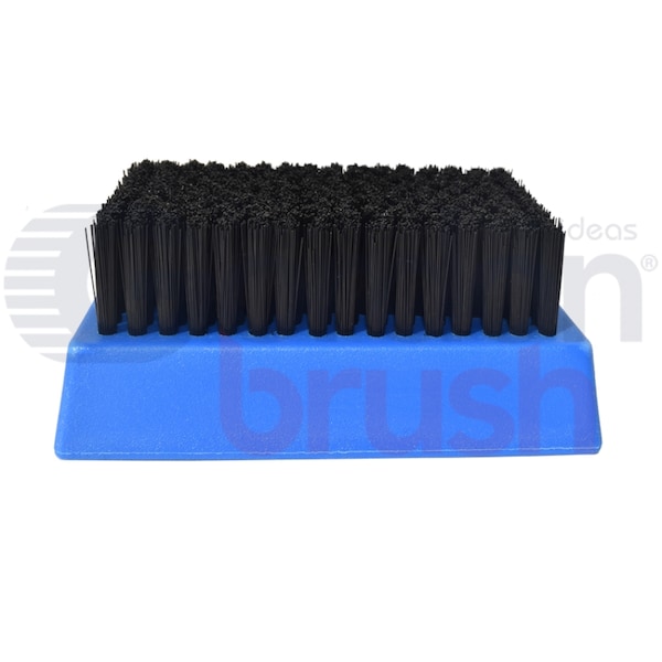0.012 Black Nylon Bristle, 4-1/4 x 2-1/2 Plastic Block Brush, PK12